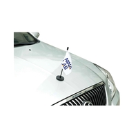 Polyester magnetic car flag that uses a magnet to attach to... from ASI 49891...