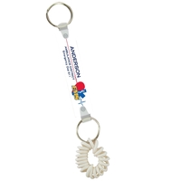 Full Color Key Clips with Wrist Coil