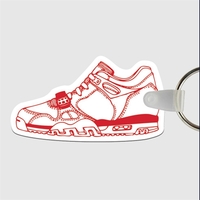 Athletic Shoe Key Tag