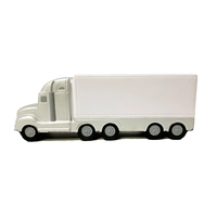 Sliver Semi Truck Shape Stress Reliever