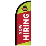 6' Digitally Printed Single Reverse Half Drop Banner