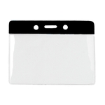 Horizontal Color Bar Vinyl Badge Holder (1 Color Imprint)