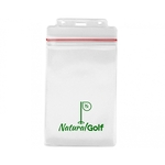 Vertical Resealable Badge Holder (1 Color Imprint)