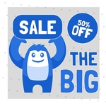 3" Square Window Cling