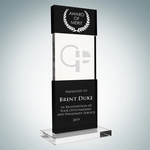 Black Tiered Post Award