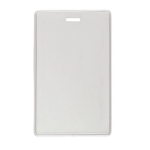 Vertical Clear Vinyl Badge Holder (1 Color Imprint)