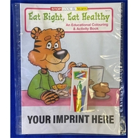 Eat Right & Healthy Coloring and Activity Book Fun Pack