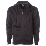 Independent Trading Co. Poly-Tech Zip Hooded Sweatshirt