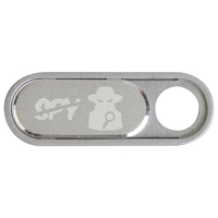 Super slim webcam cover, Aluminum with engraved logo, Individually...