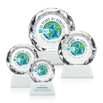 Seville VividPrint™ Award on Entwhistle Base - White