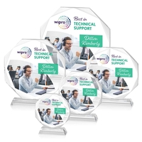 The Kenton Award is a beautiful octagonal Starfire Crystal award that... from...