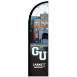 8' Digitally Printed Single Reverse Half Drop Banner