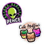 3" x 3" Die Cut Water-Resistant Sticker