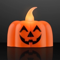 Pumpkin Lights LED Tea Candles