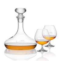 Stratford Decanter with 2 or 4 Cognac glasses set... from ASI 84592 St Regis...