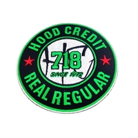 5.5" Custom embroidered patches plus free 2-5 colors embroidery on 1... from...