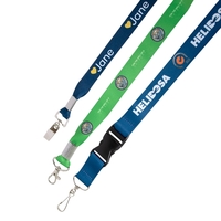 1" Eco-Friendly Dye Sublimated Lanyard