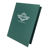 Eco friendly non-adhesive large presentation folder