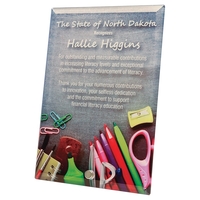 Vertical Glass Sign Kickstand... from ASI 92531 Unique Custom Products / UCP