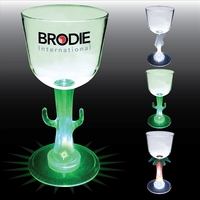7 oz. Acrylic Light-Up Novelty Base Wine Glass