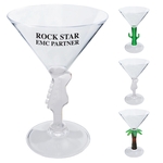 7 oz. Novelty Stem Martini Glass