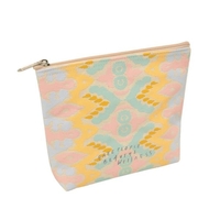 Canvas Zippered Pouch (8"w x 6"h x 2"D)