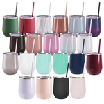 Maars 12oz Bev Stainless Steel Wine Tumbler