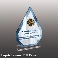 Flame shaped acrylic award with customization.... from ASI 72521 Morris Magnets