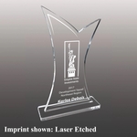 Acrylic Stock Award - Laser Etched