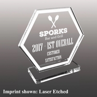 Stock Acrylic Award - Laser Etched