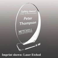 Stock Acrylic Award - Laser Etched