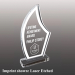 Acrylic Stock Award - Laser Etched