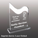 Acrylic Stock Award - Laser Etched