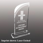 Acrylic Stock Award - Laser Etched