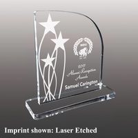 Acrylic Star Award - Laser Etched