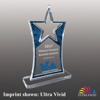 Star shaped acrylic award with customization.... from ASI 72521 Morris Magnets