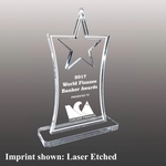 Acrylic Star Award - Laser Etched