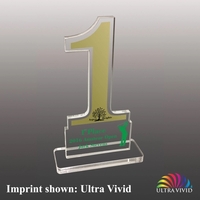 Acrylic award with number 1 design.... from ASI 72521 Morris Magnets