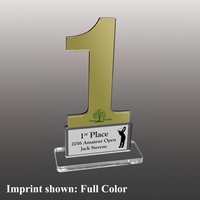 Acrylic award with number 1 design.... from ASI 72521 Morris Magnets