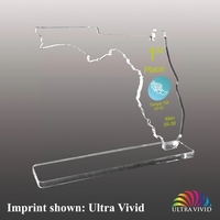 State of Florida award made of acrylic with a 3/8" thickness.... from ASI...