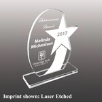 Acrylic Star Award - Laser Etched