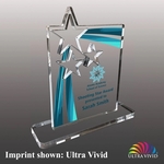 Acrylic Star Award - Ultra Vivid Color