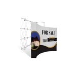 10ft-Single-Sided Curved Expandable Banner Wall Fabric Only
