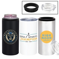 Double walled, vacuum insulated, 18/8 stainless steel holder and tumbler...