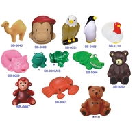 Animal shaped stress relievers