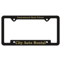 Auto License Frame with Notched Panel... from ASI 56950 Gill Studios Inc /...