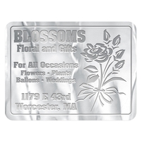 Rectangle Embossed Foil Roll Seal