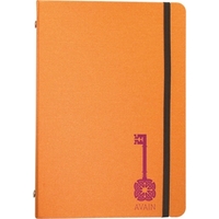 Refillable three-ring deluxe paper binders with foil or deboss imprint and......