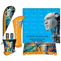 Package includes Trunk, two mini X-Banners, 6' Table Cover, Single Reverse......