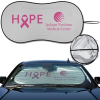 single loop fabric sunshade , Economy Shade Large Imprint area across... from...